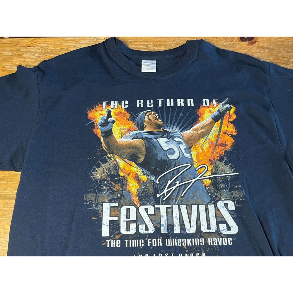 Ray Lewis Baltimore Ravens T-Shirt The Return Of Festivus Super Bowl XLVII